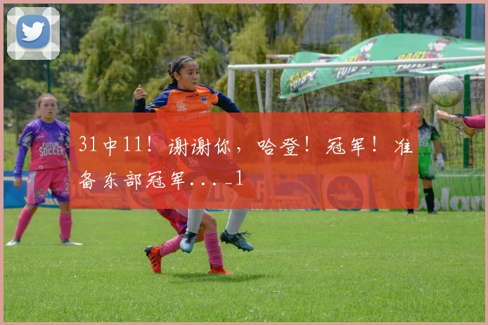 31中11！谢谢你，哈登！冠军！准备东部冠军..._1